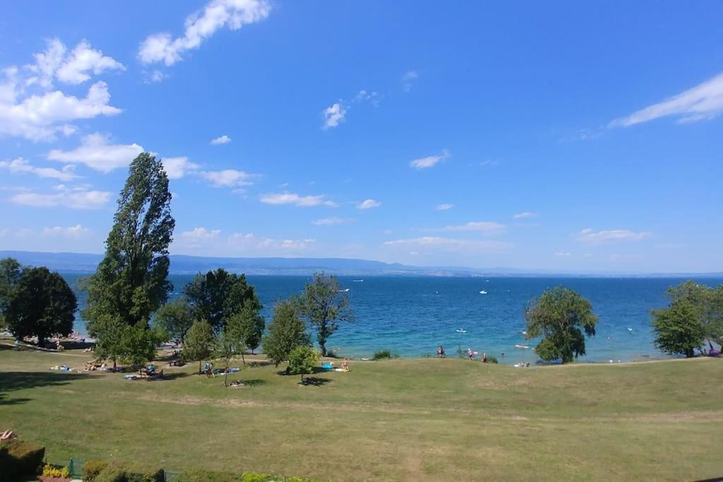 Lakefront. Pieds Dans L'eau. View&direct Access To The Lake. Appartement Anthy-sur-Leman