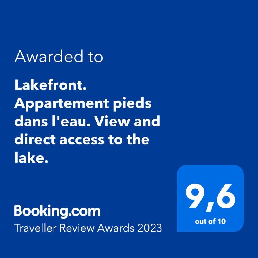 Lakefront. Pieds Dans L'eau. View&direct Access To The Lake. Anthy-sur-Leman
