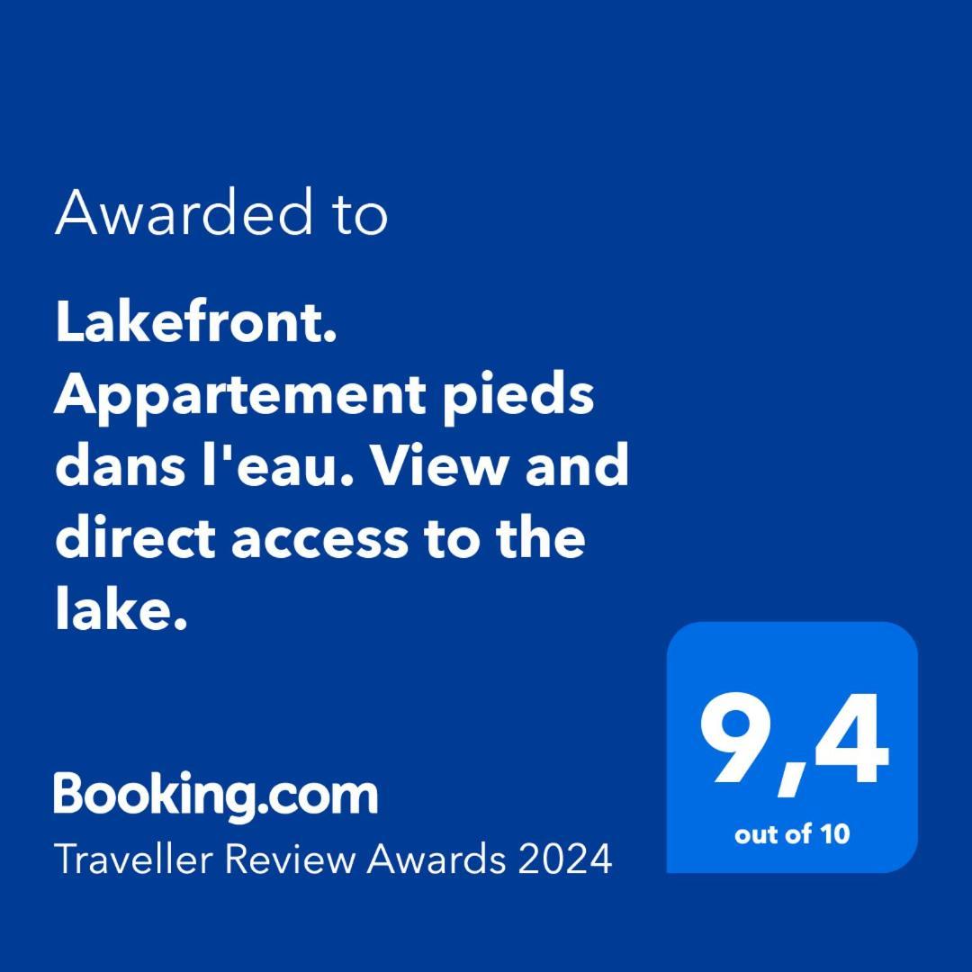 Lakefront. Pieds Dans L'eau. View And Direct Access To The Lake. Apartment Anthy-sur-Leman